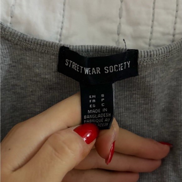 Streetwear Society Gray Tank Top - Picture 2 of 2